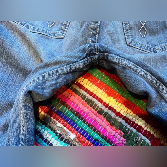 Cheryl Crow Bootheel Trading Company Fontana low rise bootcut blue jeans • 30 - Picture 14 of 16